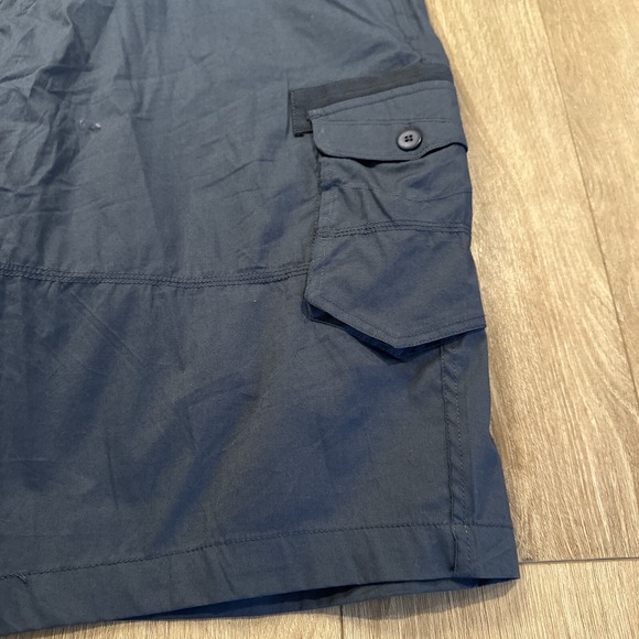 NEW Kenneth Cole Men's Big & Tall Dark Grey Mobility Cargo Short 46 Tech Belt - Picture 2 of 10